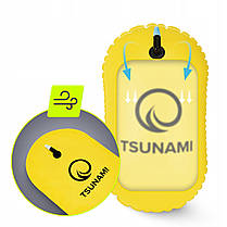 Буй для плавання TSUNAMI Basic надувний Yellow (P-5907739316806), фото 5