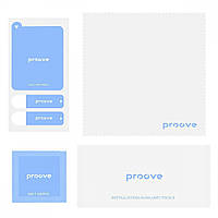 Комплект для поклейки захисної плівки і скла Proove Toolkit серветка мікрофібра дастери