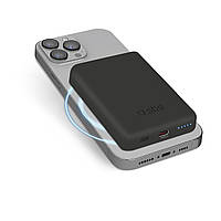 Зовнішній акумулятор SBS TEBB5000MAG1CK, 5000 мАг, USB-C, бездротова зарядка MagSafe, легкий та компактний, 140 г, чорний