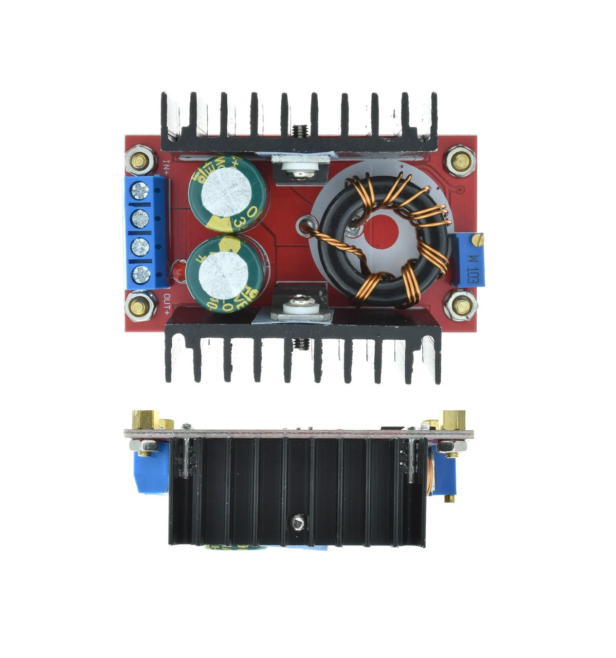 Підвищуючий перетворювач напруги 10–30V to 12–35V 150W 6A, Step-Up DC-DC конвертер