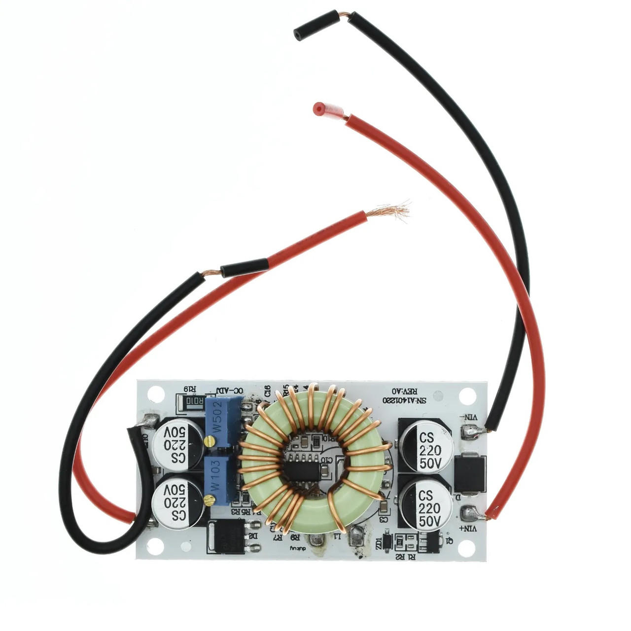 Підвищуючий перетворювач напруги 8.5–48V to 10–50V, Step-Up DC-DC конвертер, 250W 10A
