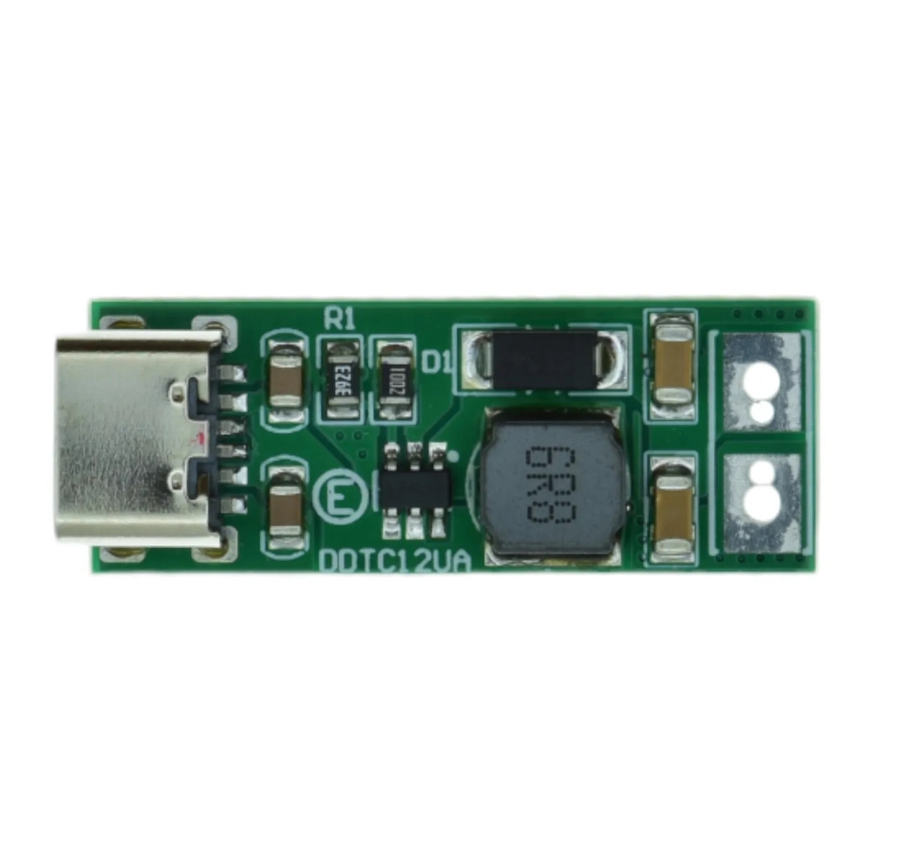 Підвищуючий перетворювач напруги 5V to 24V, Step-Up конвертер, USB Type-C (DDTC12UA)