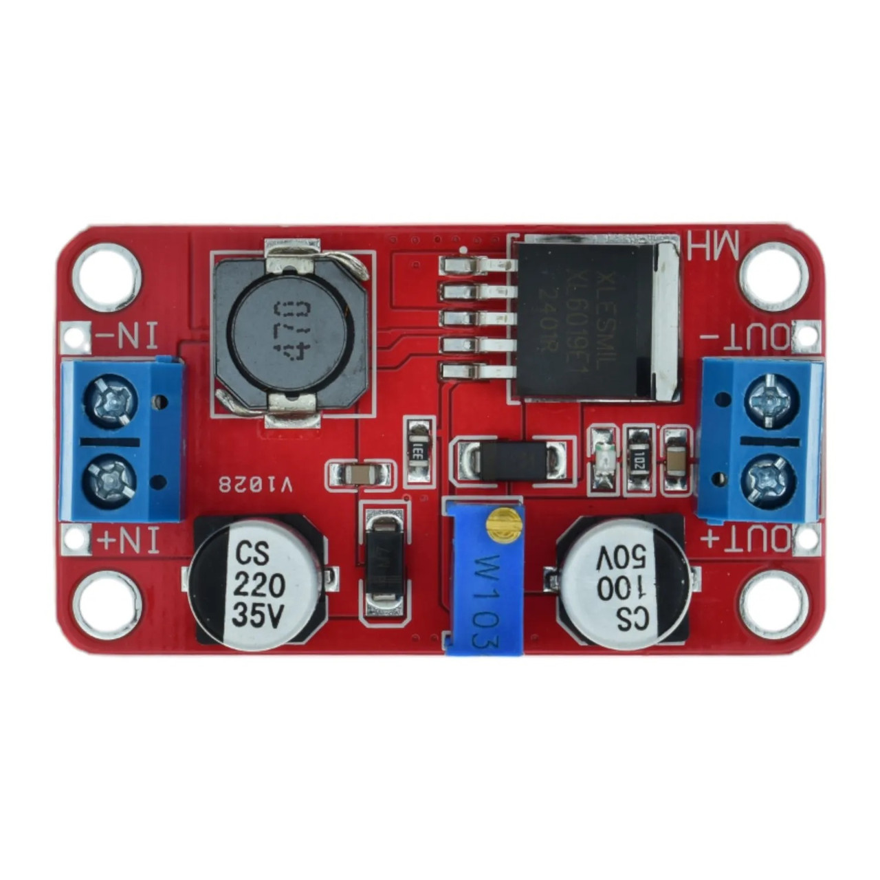 Підвищуючий перетворювач напруги 4–45V, Step-Up DC-DC конвертер, XL6019