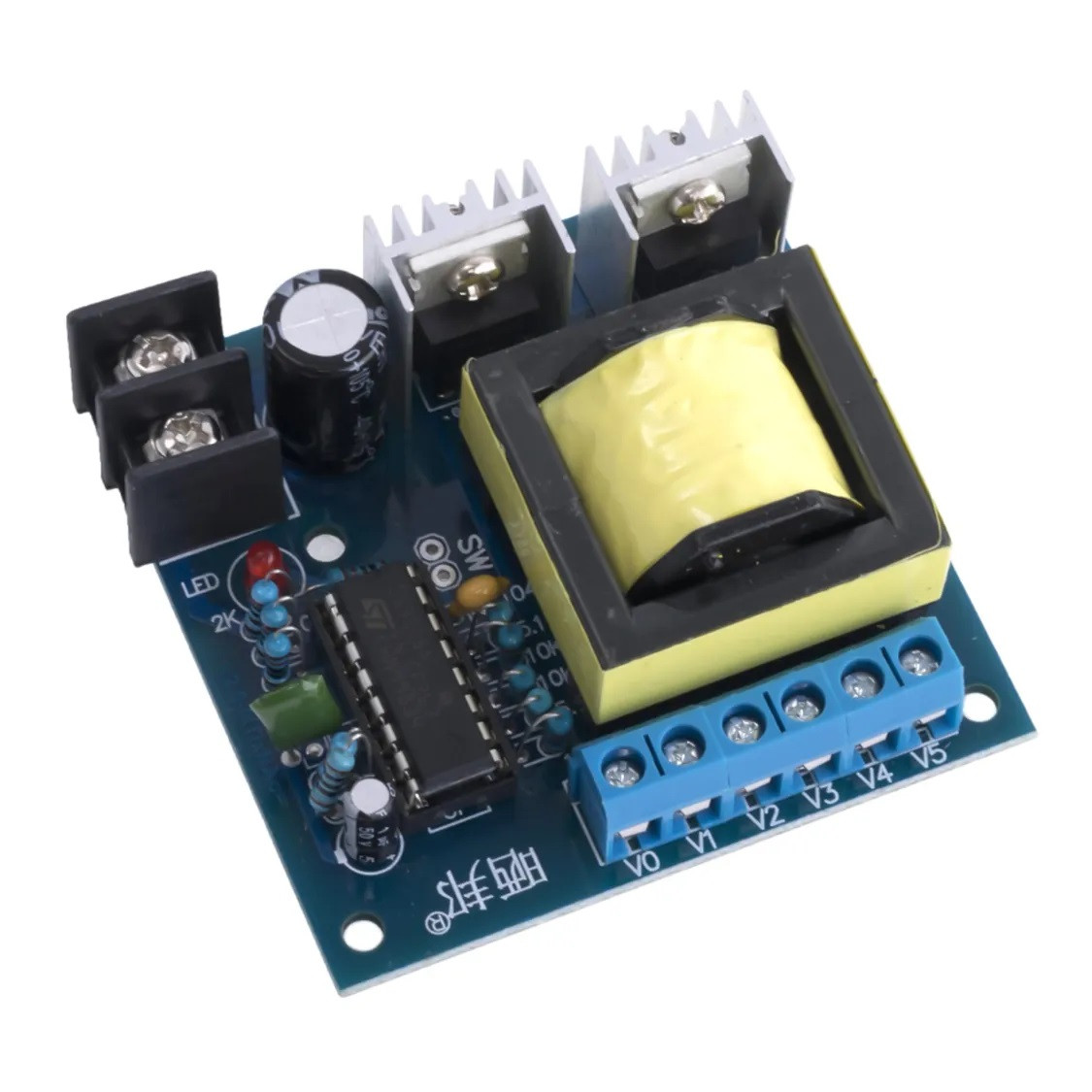 Інверторний перетворювач напруги DC-AC 100W, 12V-220V, частота 20KHz