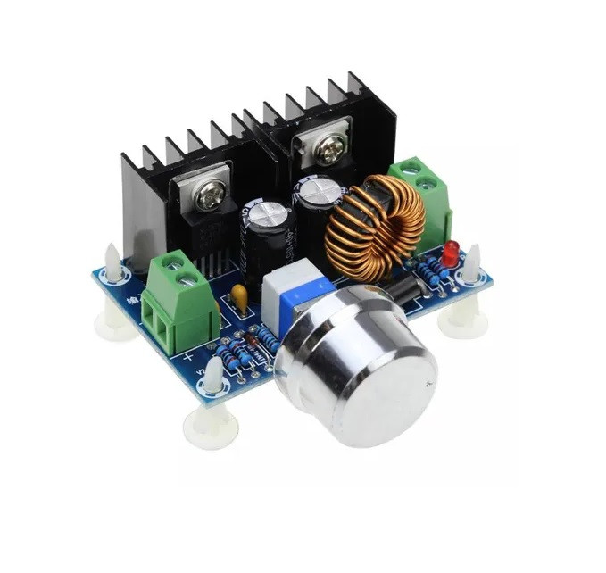 Понижуючий перетворювач напруги DC-DC 7V-40V to 1.25–36V 8A, Step-Down конвертер, XL4016E1 (ver2), фото 1