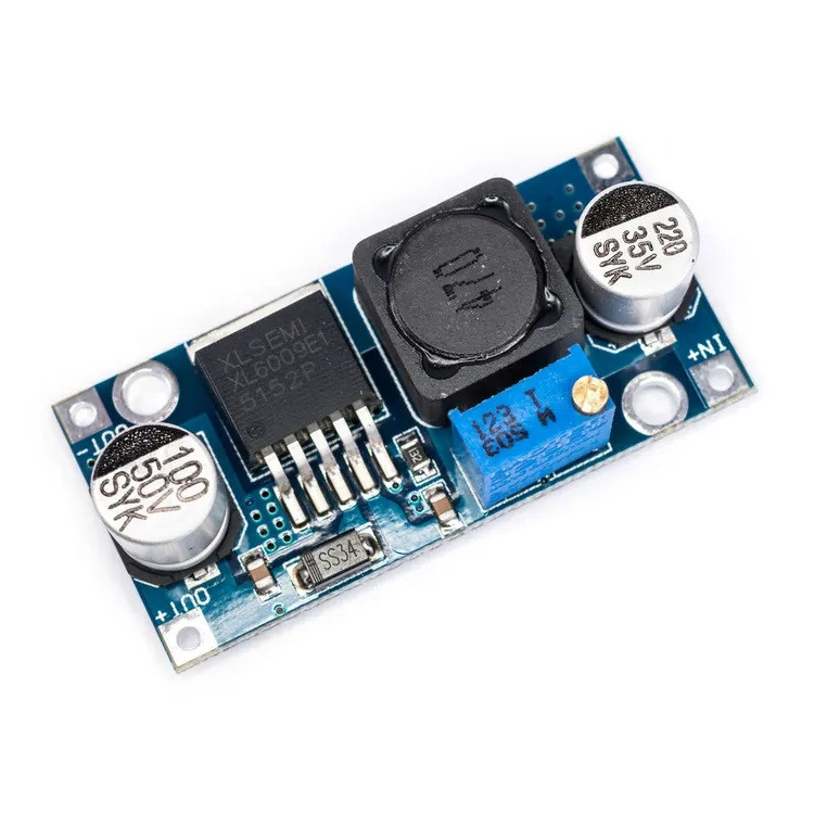 Підвищуючий перетворювач напруги 3–32V to 5–35V, Step-Up DC-DC конвертер, XL6009