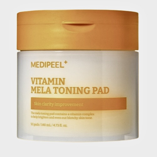 Тонізувальні вітамінні педи для обличчя MEDIPEEL Vitamin Mela Toning Pad, 50 шт (140 мл)