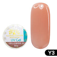 Global Fashion Гель для нарощування нігтів, Yellowish - 3, 80 г
