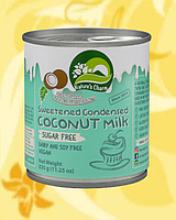Молоко кокосове згущене без цукру, Coconut condensed milk sugar free Nature`s Charm, 320г, NC