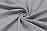 Муслін однотонний двошаровий жатий, колір темно-сірий, ширина 135 см, фото 3
