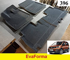 3D килимки EvaForma на Peugeot Rifter '18-, без центрального підлокітника, 3D килимки EVA