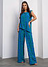 42-52 Літній жіночий брючний костюм без рукавів, фото 3