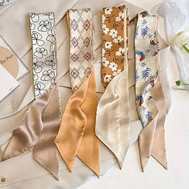 Шовкові стрічки для волосся та на сумочки