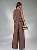 42-48 Жіночий літній елегантний костюм із брюками, фото 2