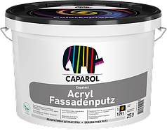Штукатурка декоративна для зовнішніх та внутрішніх робіт Caparol Acryl Fassadenputz K20 База 1, 25кг