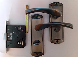 Замок міжкімнатний з ручками FZB 15--180-004 Graffit