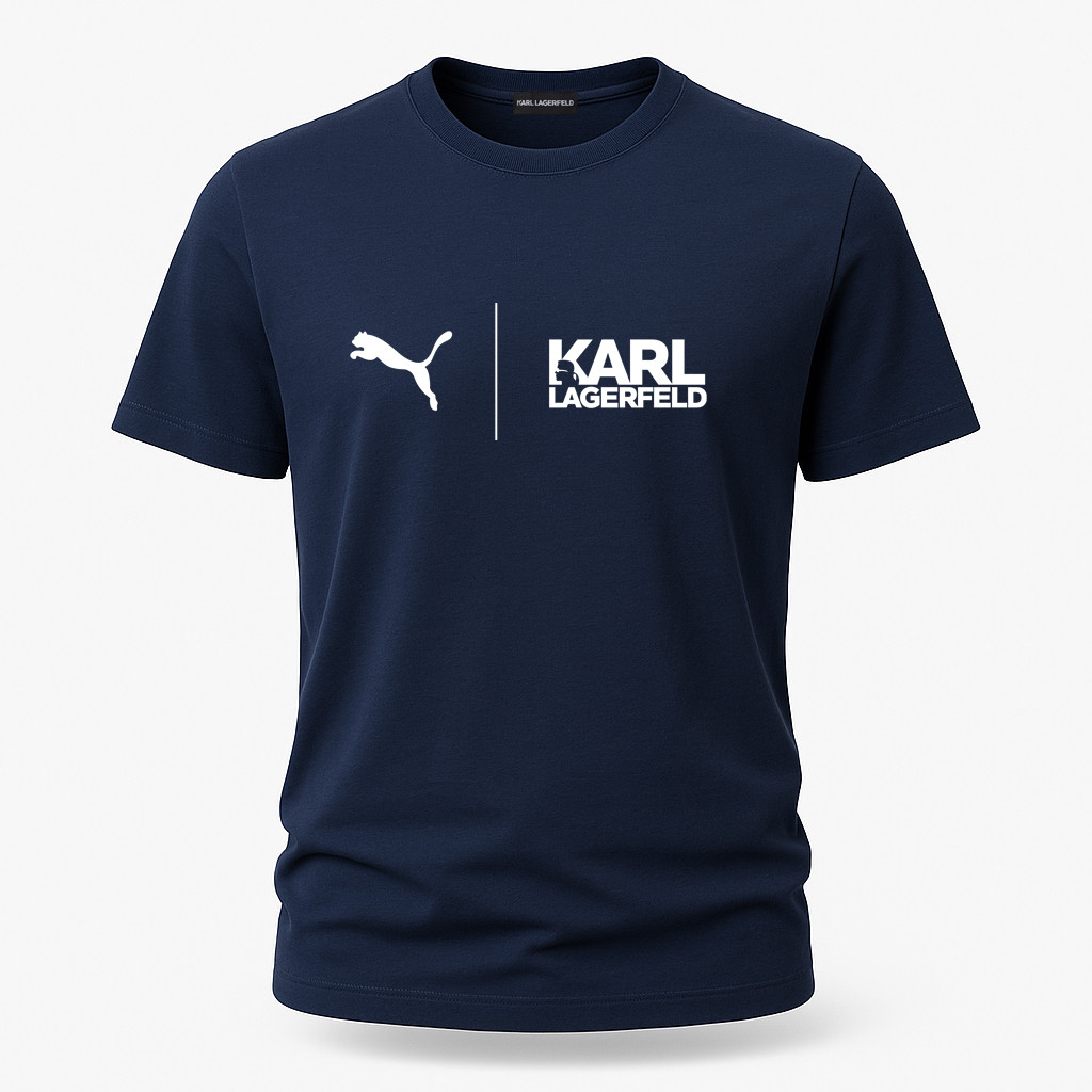 Чоловіча футболка Puma Karl Lagerfeld темно-синя