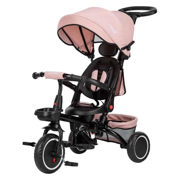 Триколісний дитячий велосипед Free2Move ELIPSO black pink