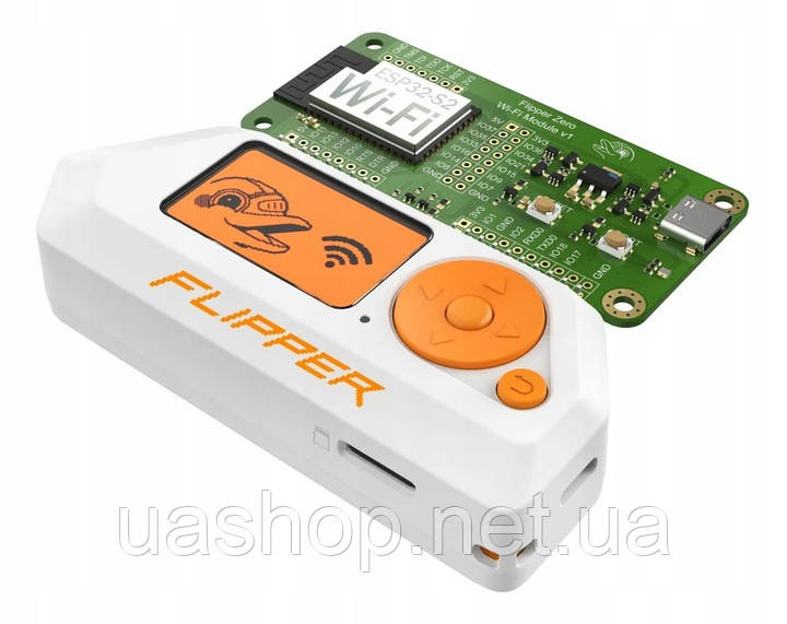 Приемник Flipper Zero Basic белый + Wi-Fi Devboard Модуль Flipper Zero - плата для расширения функционала