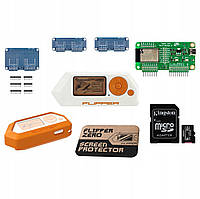 Мультитул FLIPPER ZERO радиохакерский набор RF RFID IR BT с аксессуарами