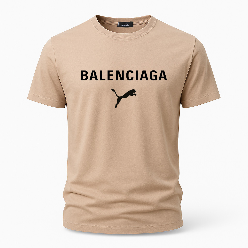 Чоловіча футболка Puma Balenciaga світло-бежевого кольору, фото 1