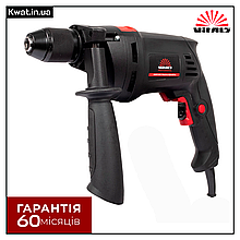 Дриль електричний ударний 850 Вт Vitals Professional Et 2850YEak 0 - 2800 об хв Патрон 13 мм