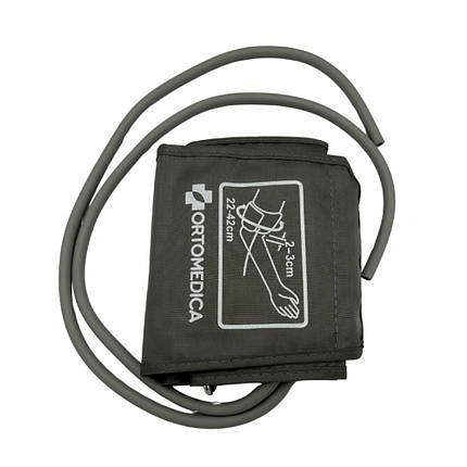 Манжета до вимірювачів артеріального тиску (22-42 см) Ortomedica MED22422 на дві трубки, з кільцем, фото 1