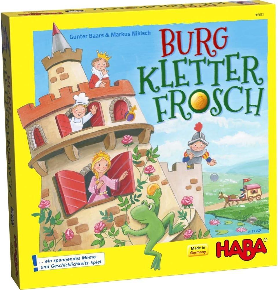 Настільна гра Haba Жабка, що карабкається (Haba Castle Climbing Frog, Haba Burg Kletterfrosch)