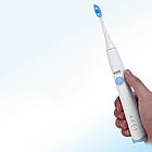 Електрична зубна щітка + 2 насадки, VGR V801 / Ультразвукова щітка для зубів / Акумуляторна зубна щітка, фото 2