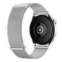 Ремешок для часов с ДВОЙНОЙ магнитной застежкой. Ширина 18 мм, 20 мм, 22 мм. Серебро цвет.