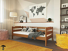 Ліжко дерев'яне дитяче 90*200 Мілена  бук