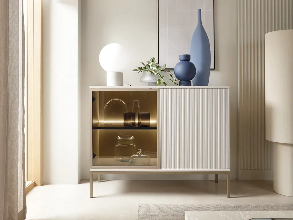 Комод Sento kaszmir K104 (кашемір/шампань), фото 1