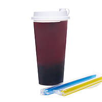 Напій Bubble Tea Bon Classic Виноград з кульками чорниця 500 мл