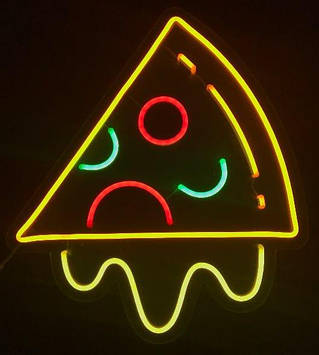 Неонова LED вивіска Піцца 355х400мм