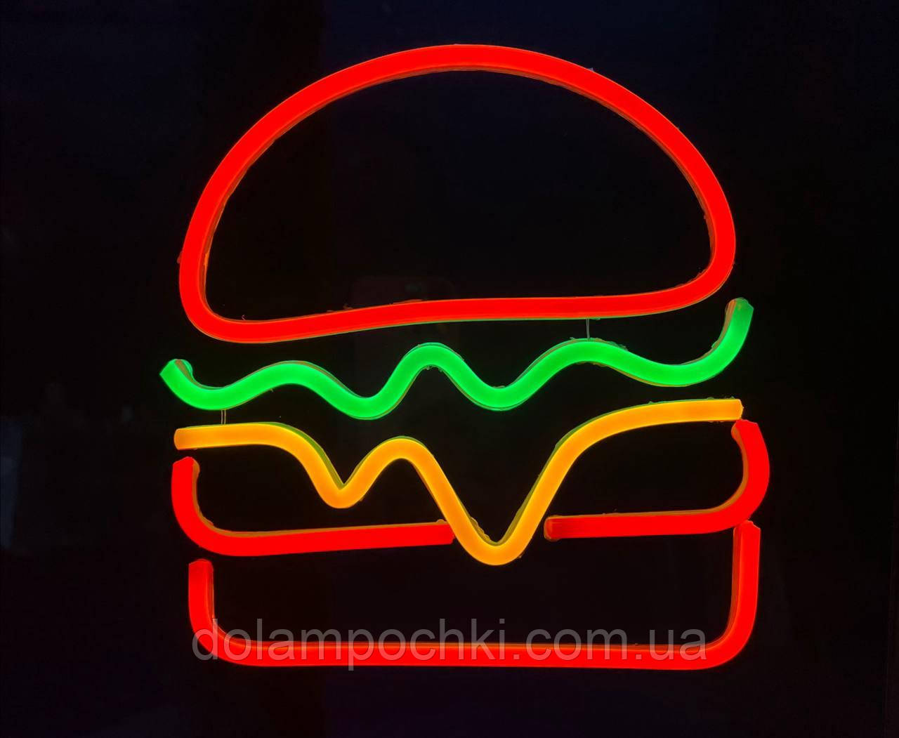 Вивіска для кафе Бургер 30см, фото 1