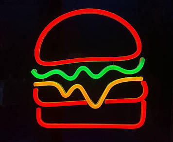 Вивіска для кафе Бургер 30см