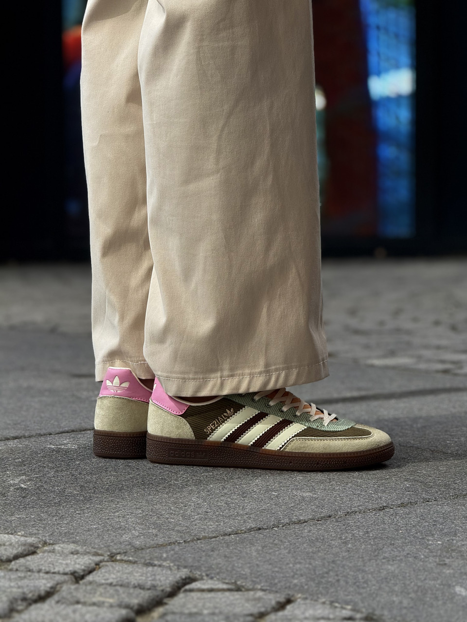 Кросівки жіночі Adidas Handball Spezial Silver Green Magic Mauve / IH4891, фото 1