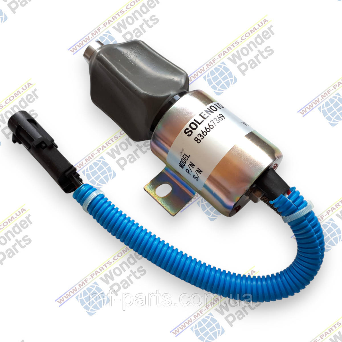 V836667369 стоп-соленоїд (V836664211), АНАЛОГ, виробник WonderParts (EU), двигун SISU / Valmet, комбайн /