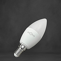 Світлодіодна Лампа BIOM С37 "Свічка" 10W цоколь Е14 4500К нейтральний білий