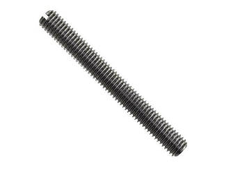 DIN 551 Гвинт установочний з прямим шліцем і плоским кінцем