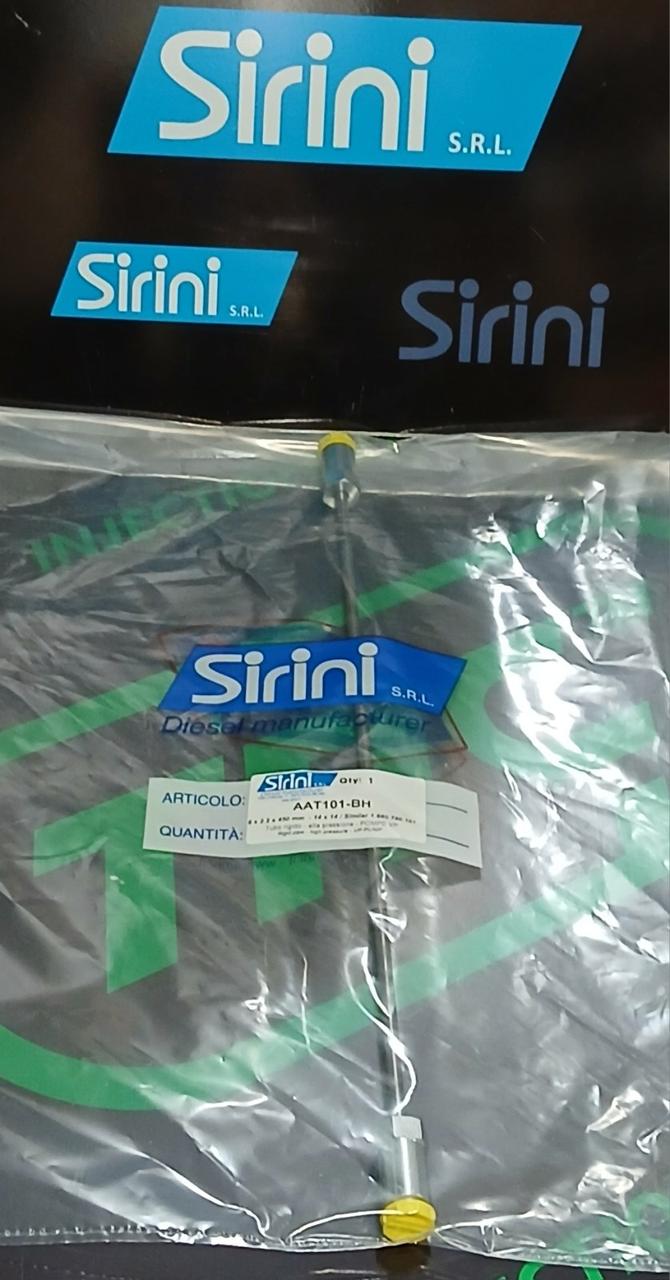 Стендова трубка високого тиску AAT101-BH 6*2.2*450 (14x14) SIRINI, фото 1
