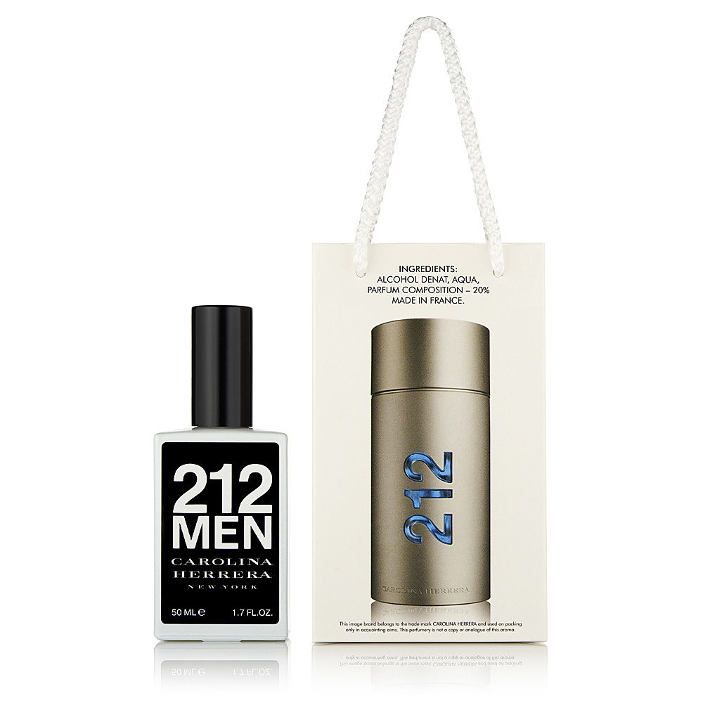 Парфум Carolina Herrera 212 MAN 50 мл у подарунковій упаковці (9055H)