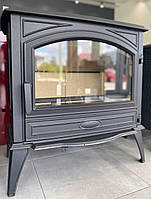 Чавунна твердопаливна піч для опалення будинку, дачі, буржуйка на дровах Dovre 760 WD