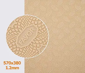 Гумова профілактика FAVOR, р. 570*380*1.2 мм, кол. кремовий