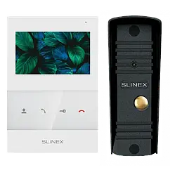 Slinex SQ-04 White + ML-16HR (чорний) Комплект відеодомофону