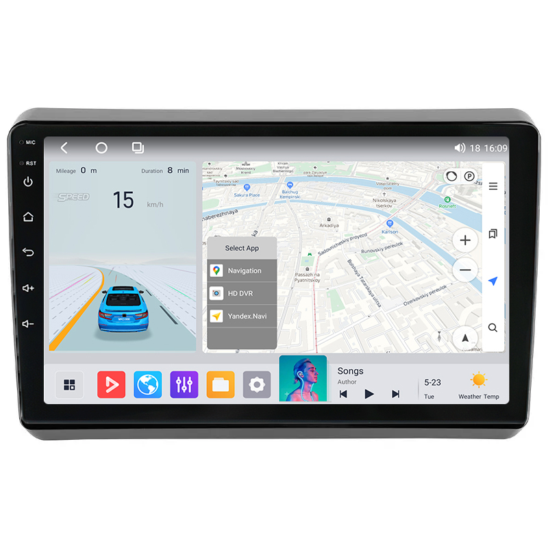Штатна магнітола Mekede MS Dodge Dart (2012 - 2016) QleD