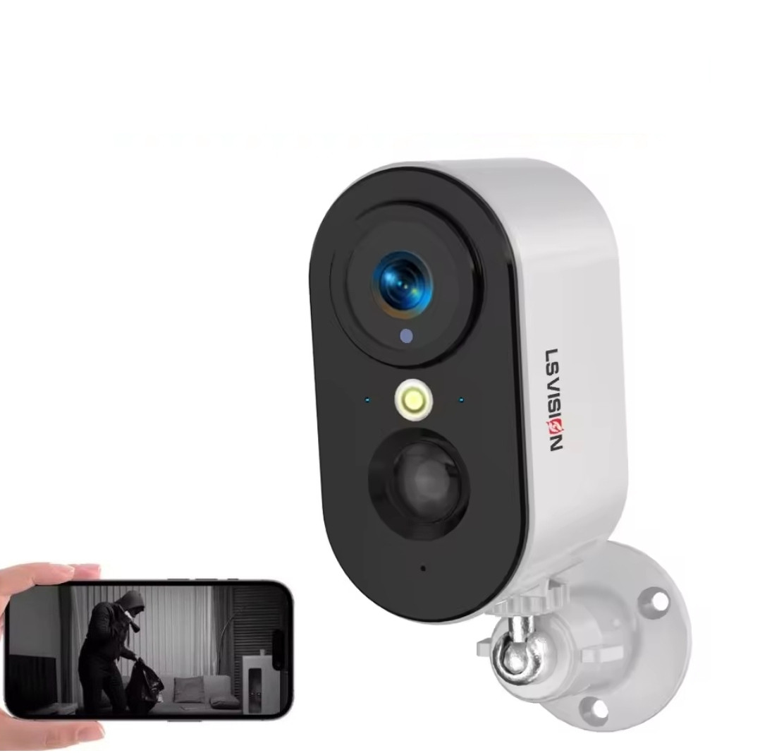 Акумуляторна IP-камера безпеки з Wi-Fi LS VISION BC2-4G 4MP. UBox, фото 1