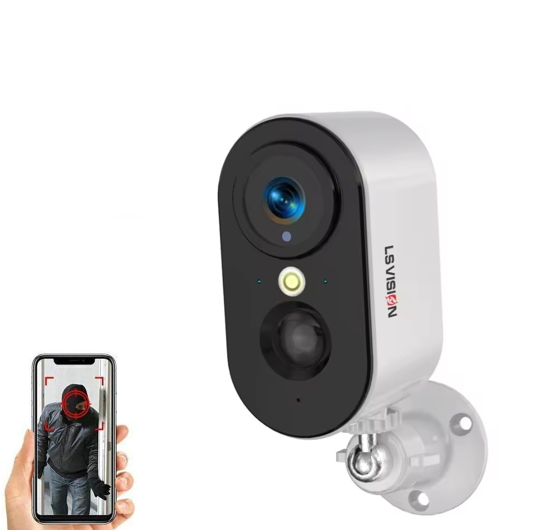 Акумуляторна IP-камера безпеки  LS VISION BC2-WiFi 4MP. UBox