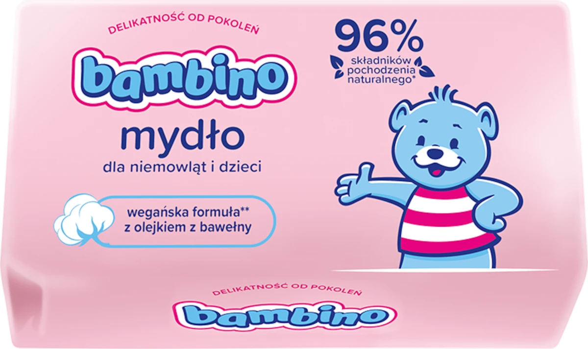 Мило Bambino для немовлят і дітей з ланоліном, 90 г, фото 1