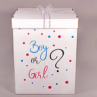 Коробка-сюрприз з кульками для визначення статі